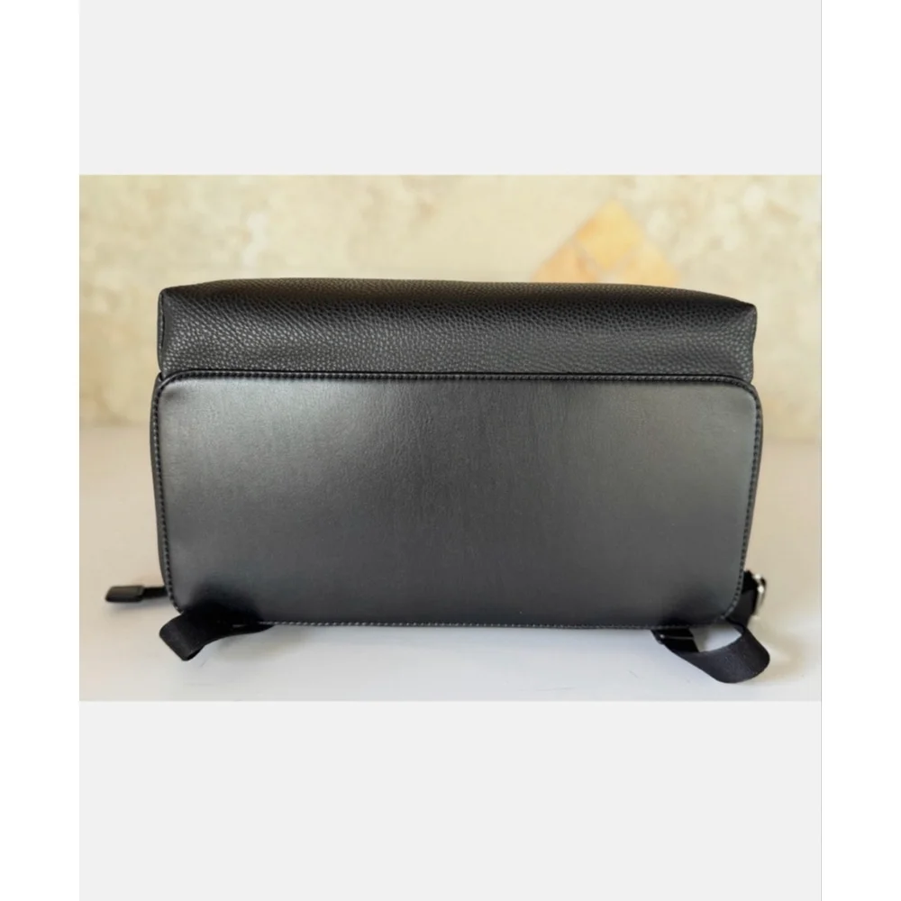 Michael Kors Slater Large Chain Leather Backpack Black - Picture 4 of 11